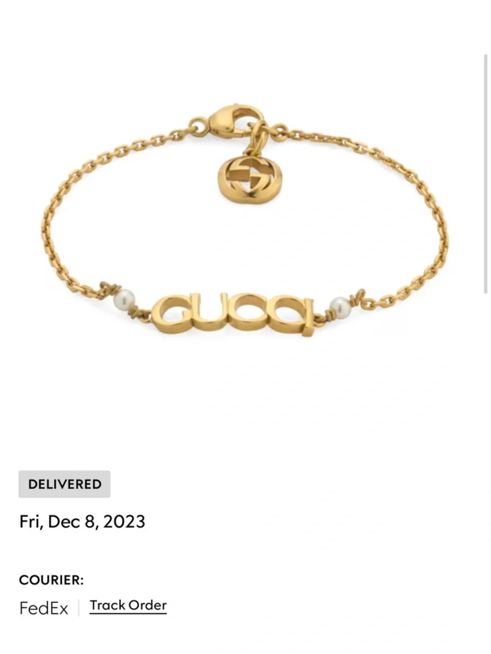 Gucci letter bracelet - Picture 8 of 8